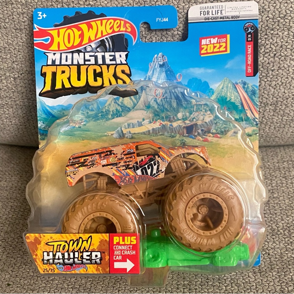 Hot Wheels Monster Trucks - MEGA WREX - Comic Book Crashers Truck